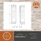 Vaxcel Brighton Light 18-in. H Black Contemporary In/Outdoor Wall Lantern Fixture with Cylinder T0712 - alternate 2